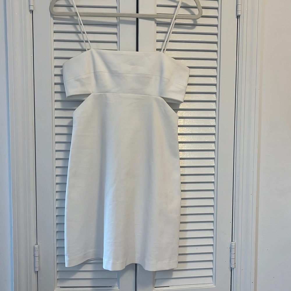 Zara White Strap Mini Dress